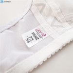 سوتین زنانه پانیذ مدل بدون فنر کد 66508-4 رنگ سفید