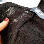 سوتین زنانه پانیذ مدل بدون فنر کد 77329 رنگ مشکی