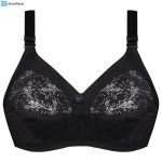 سوتین زنانه پانیذ مدل بدون فنر کد 77329 رنگ مشکی