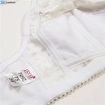 سوتین زنانه پانیذ مدل بدون فنر کد 66508-7 رنگ سفید