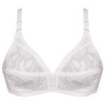 سوتین زنانه پانیذ مدل بدون فنر کد 66508-10 رنگ سفید