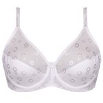 سوتین زنانه پانیذ مدل فنردار کد 66338 رنگ سفید