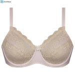 ست شورت و سوتین زنانه پانیذ مدل 19013 رنگ کرم