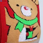 جوراب زنانه مدل گوزن کد 4075 رنگ قرمز