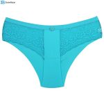 ست شورت و سوتین زنانه پانیذ مدل 9013 رنگ آبی فیروزه ای