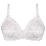 سوتین زنانه پانیذ مدل بدون فنر کد 66508-11 رنگ سفید