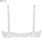 سوتین زنانه پانیذ مدل فنردار کد 66337 رنگ سفید