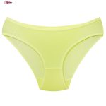 شورت زنانه فیتن فرخ زادی مدل پنبه ای کد 4080-100A رنگ زرد