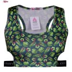 ست نیم تنه و شورت ورزشی زنانه کوزا مدل 9156-2 رنگ سبز