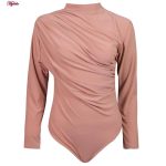 بادی آستین بلند زنانه ماییلدا مدل 4106-416 رنگ گلبهی