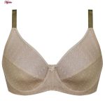 سوتین زنانه پانیذ مدل فنردار کد 6600348 رنگ کرم