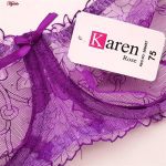 ست شورت و سوتین زنانه کارنا رز مدل فنردار کد 3389-3 رنگ بنفش