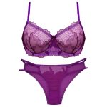 ست شورت و سوتین زنانه کارنا رز مدل فنردار کد 3389-3 رنگ بنفش