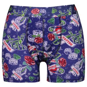 شورت مردانه ماییلدا مدل پنبه ای کد 4000-6 رنگ سرمه ای