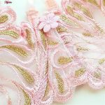 سوتین زنانه کارنا رز مدل گیپور کد 3388-4 رنگ صورتی