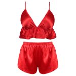 لباس خواب زنانه فیتن فرخ زادی مدل 3684-526 رنگ قرمز