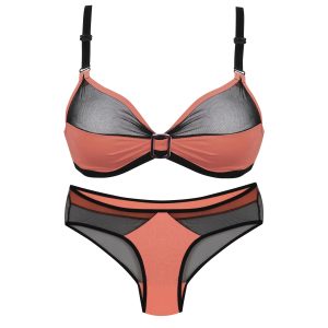 ست شورت و سوتین زنانه ماییلدا مدل 3529-3-MY رنگ گلبهی