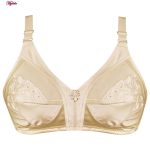 سوتین زنانه پانیذ مدل بدون فنر کد 310068 رنگ کرم