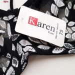 ست شورت و سوتین زنانه کارنا رز مدل فنردار کد 3393 رنگ مشکی