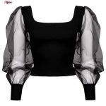 بلوز آستین بلند زنانه ماییلدا مدل 3684-418 رنگ مشکی