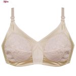 سوتین زنانه گلستان مدل بدون فنر کد 4089 رنگ کرم