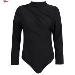 بادی آستین بلند زنانه ماییلدا مدل 4100-412 رنگ مشکی