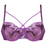 سوتین زنانه کارنا رز مدل گیپور کد 3388-3 رنگ بنفش