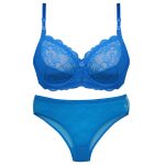 ست شورت و سوتین زنانه کارنا رز مدل فنردار کد 3389-12 رنگ آبی