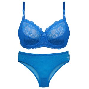 ست شورت و سوتین زنانه کارنا رز مدل فنردار کد 3389-12 رنگ آبی