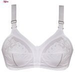 سوتین زنانه پانیذ مدل بدون فنر کد 310068 رنگ سفید