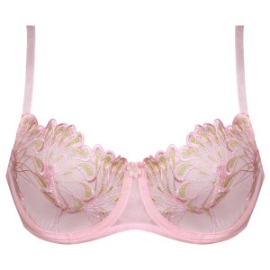 سوتین زنانه کارنا رز مدل گیپور کد 3388-11 رنگ صورتی روشن