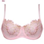 سوتین زنانه کارنا رز مدل گیپور کد 3388-11 رنگ صورتی روشن