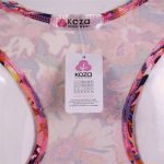 ست نیم تنه و شورت ورزشی زنانه کوزا مدل 9158-5 رنگ سرمه ای