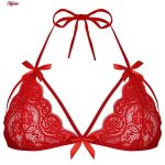 ست شورت و سوتین زنانه ماییلدا مدل 406-3684 رنگ قرمز به همراه جوراب