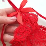 ست شورت و سوتین زنانه ماییلدا مدل 406-3684 رنگ قرمز به همراه جوراب