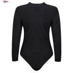 بادی آستین بلند زنانه ماییلدا مدل 4100-412 رنگ مشکی