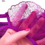 ست شورت و سوتین زنانه کارنا رز مدل فنردار کد 3389-3 رنگ بنفش