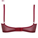سوتین زنانه کارنا رز مدل گیپور کد 3388-5 رنگ زرشکی