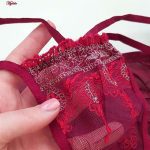 ست شورت و سوتین زنانه کارنا رز مدل فنردار کد 3389-13 رنگ زرشکی