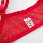 سوتین زنانه کارنا رز مدل گیپور کد 3388-1 رنگ قرمز