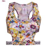 ست نیم تنه و شورت ورزشی زنانه کوزا مدل 9158-5 رنگ طوسی