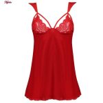 لباس خواب زنانه ماییلدا مدل 3685-815 رنگ قرمز