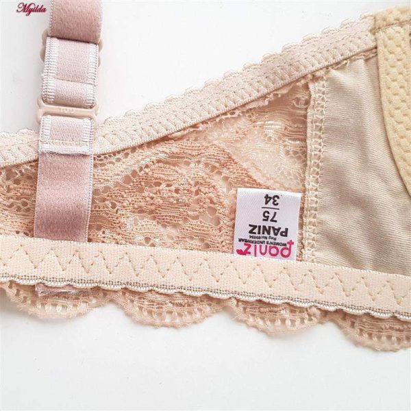 ست شورت و سوتین زنانه پانیذ مدل فنردار کد 9015 رنگ کرم