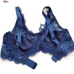 ست شورت و سوتین زنانه پانیذ مدل فنردار کد 9015 رنگ سرمه ای