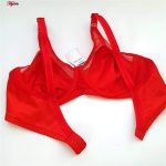 سوتین زنانه پانیذ مدل فنردار کد 22200 رنگ قرمز