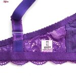 ست شورت و سوتین زنانه پانیذ مدل فنردار کد 9015 رنگ بنفش