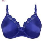 سوتین زنانه پانیذ مدل فنردار کد 22201-BL-MY رنگ آبی