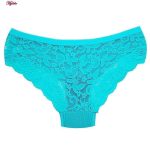 ست شورت و سوتین زنانه پانیذ مدل فنردار کد 9015 رنگ آبی فیروزه ای