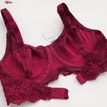 ست شورت و سوتین زنانه پانیذ مدل فنردار کد 9012 رنگ زرشکی