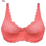 ست شورت و سوتین زنانه پانیذ مدل فنردار کد 9015 رنگ گلبهی